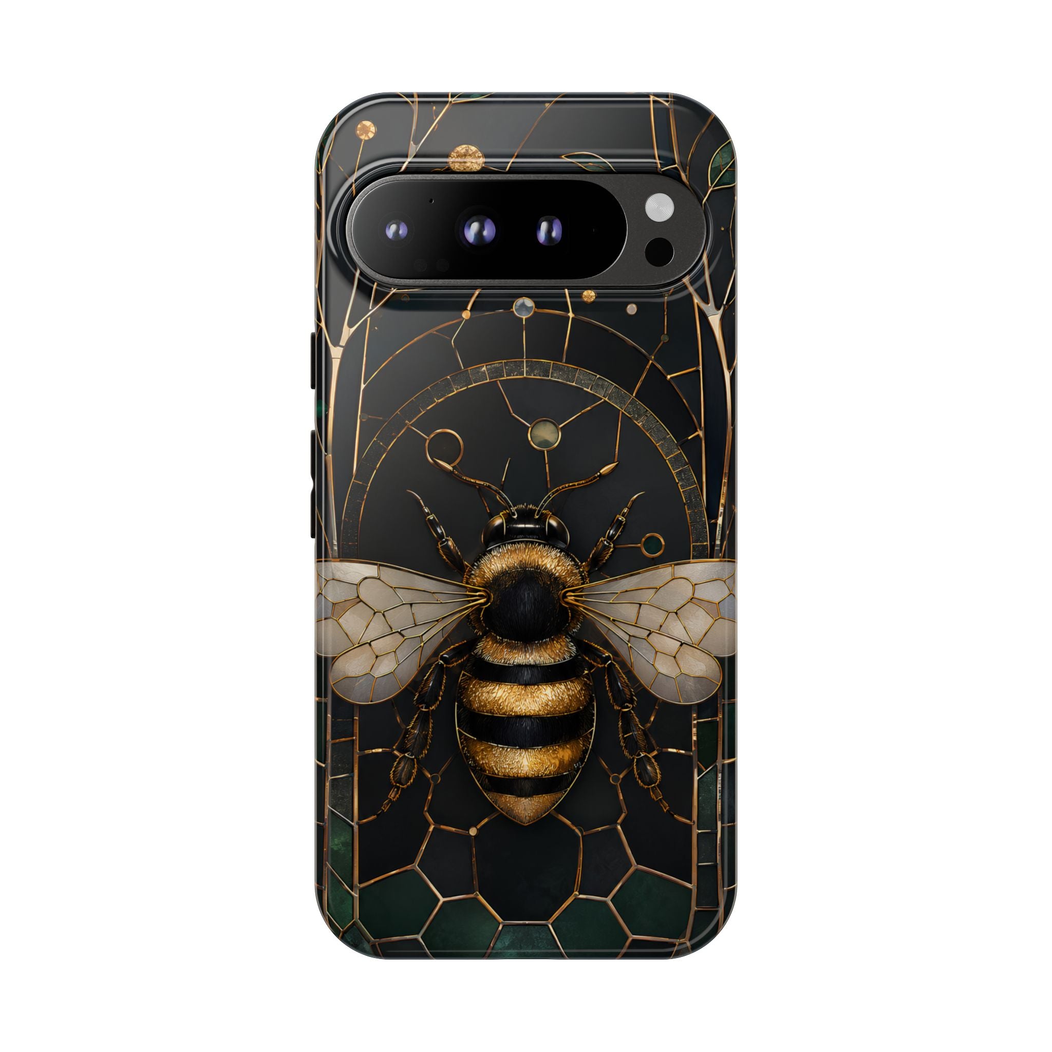 Golden Bee Google Pixel Phone Case | Vintage Bee Art Cover