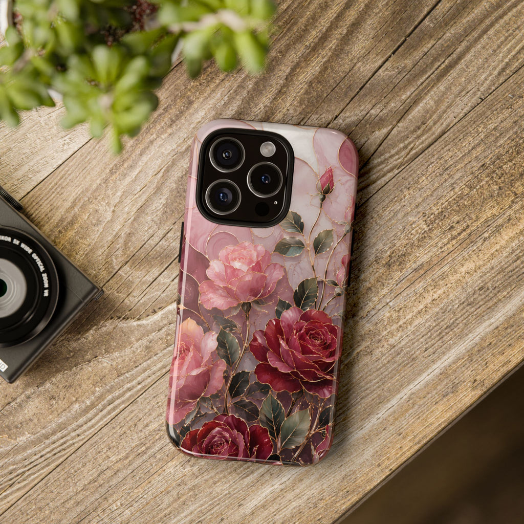 Vintage Rose iPhone Case | Floral Bouquet Art Cover