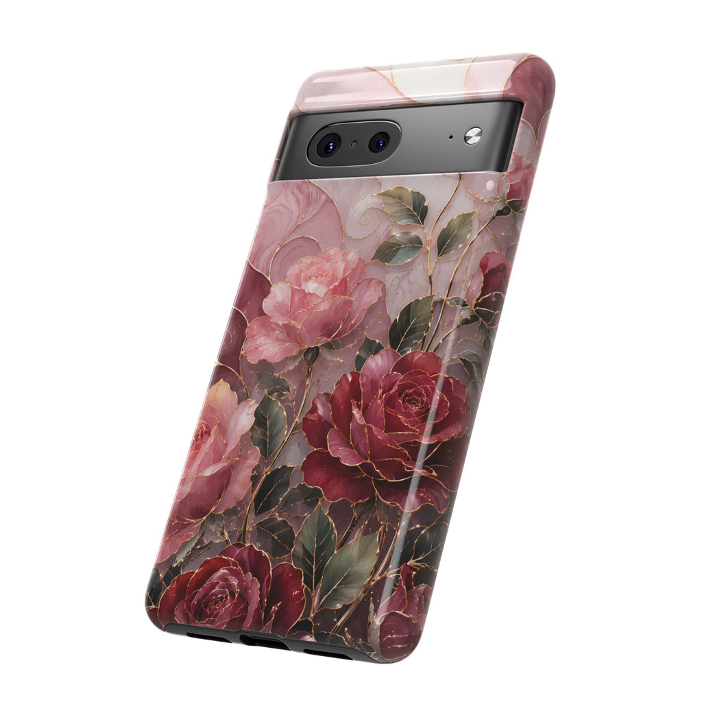 Vintage Rose Google Pixel Phone Case | Floral Bouquet Art Cover