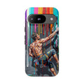 Colourful Rock Climber Art Protective Google Pixel Phone Case