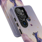 Celestial Fox Samsung Galaxy Phone Case | Moon Fox Phone Case
