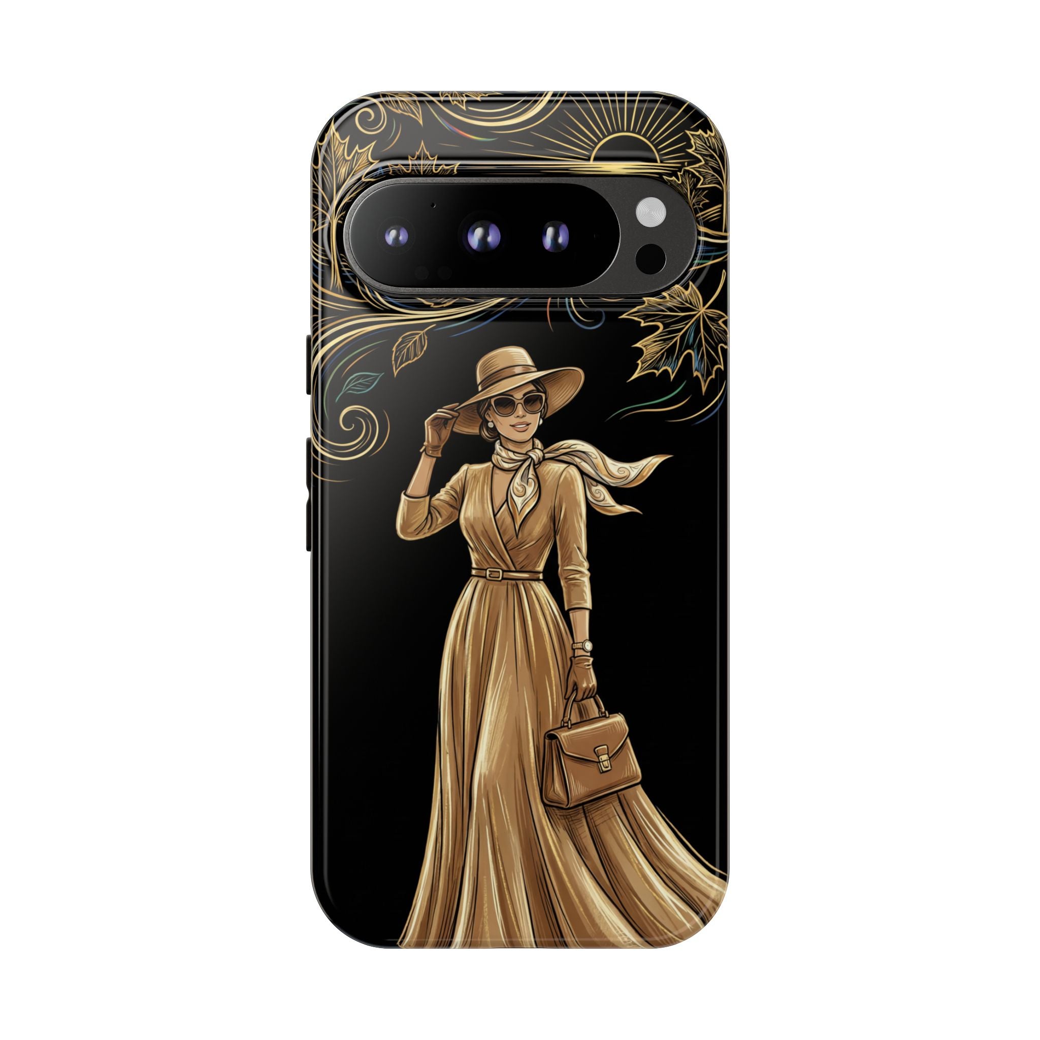 Vintage Autumn Lady Google Pixel Phone Case