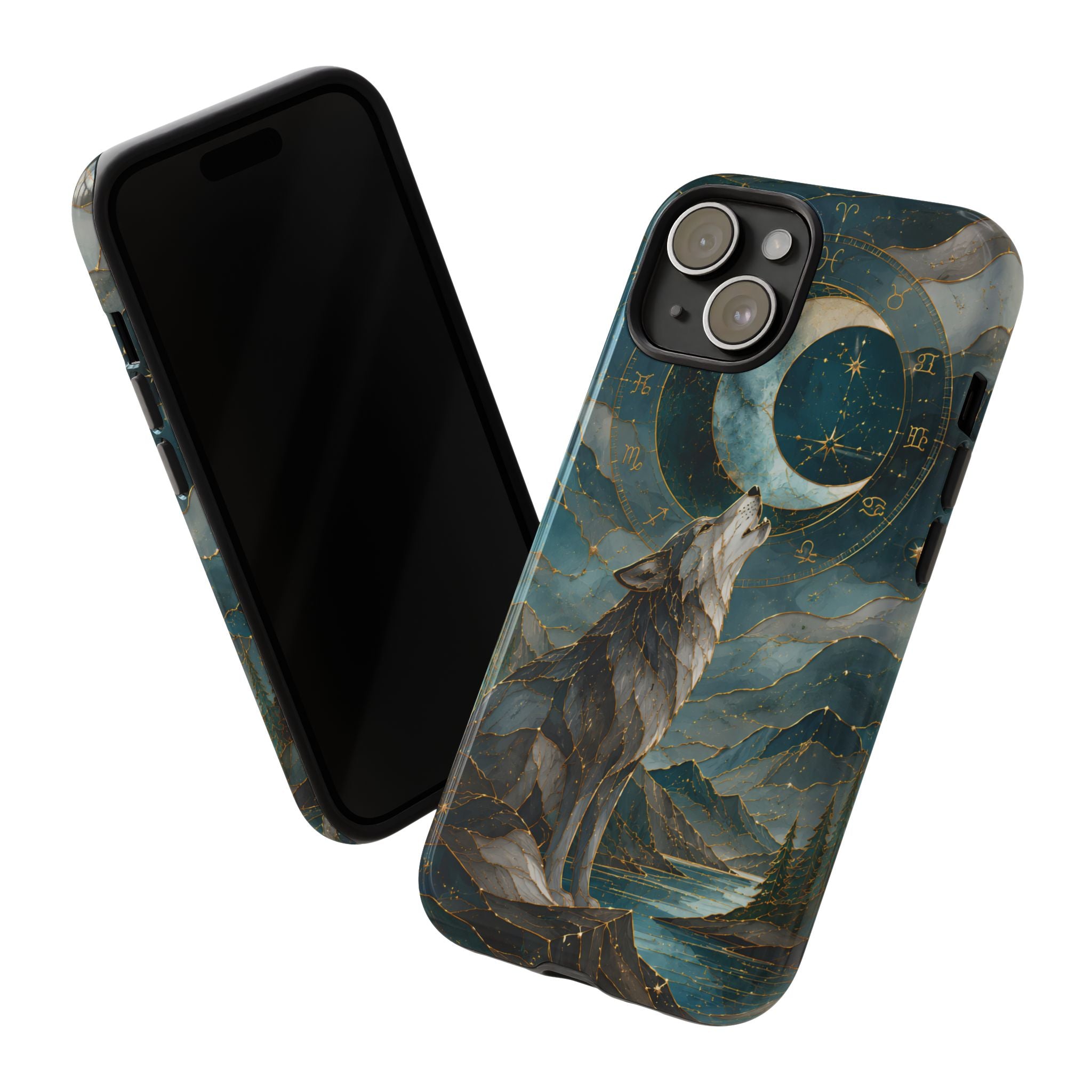 Wolf Moon iPhone Case | Celestial Wolf iPhone Case