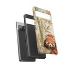 Red Panda Google Pixel Phone Case | Bamboo Forest Phone Case