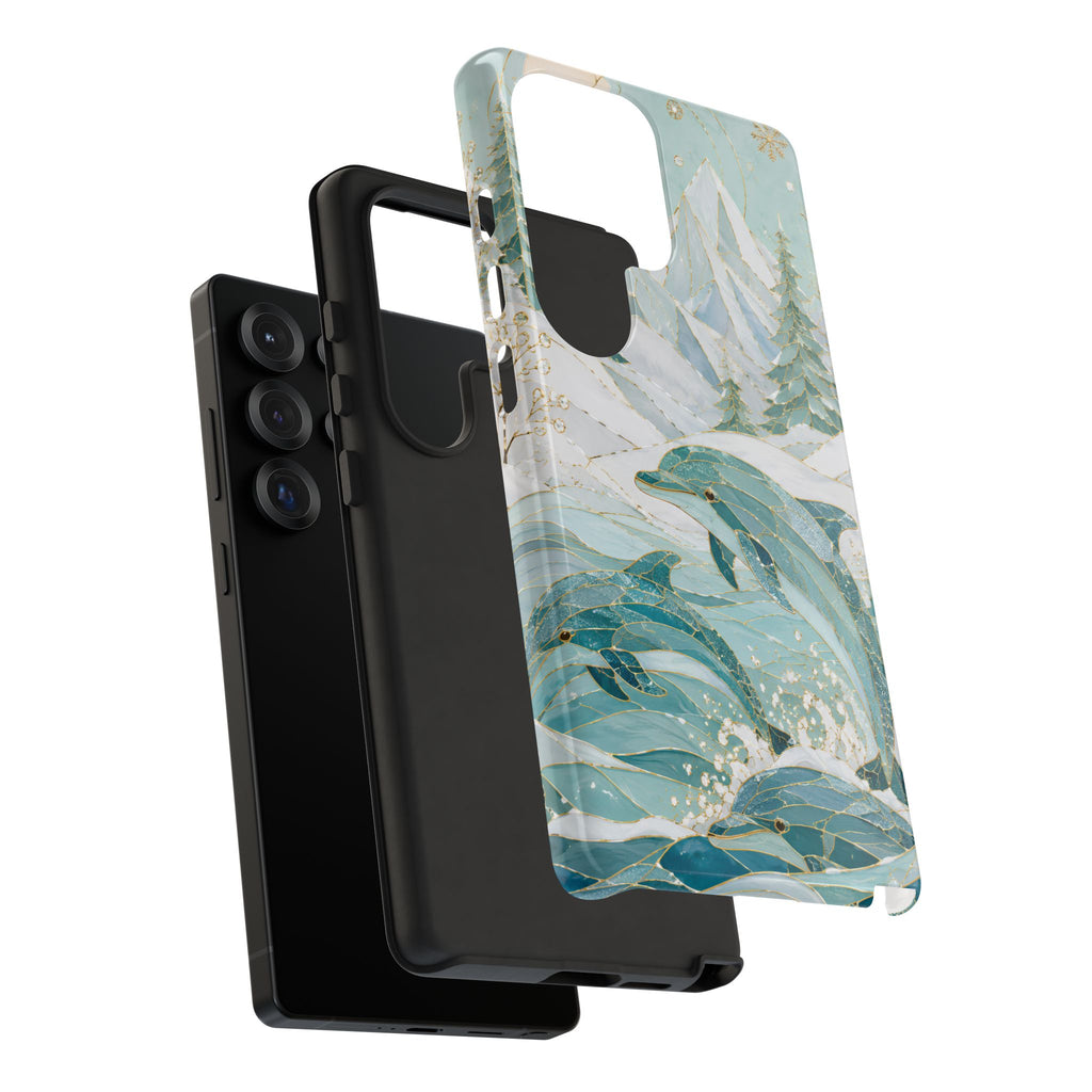 Dolphin Phone Samsung Galaxy Case | Ocean Wave Phone Case