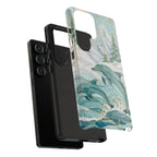 Dolphin Phone Samsung Galaxy Case | Ocean Wave Phone Case