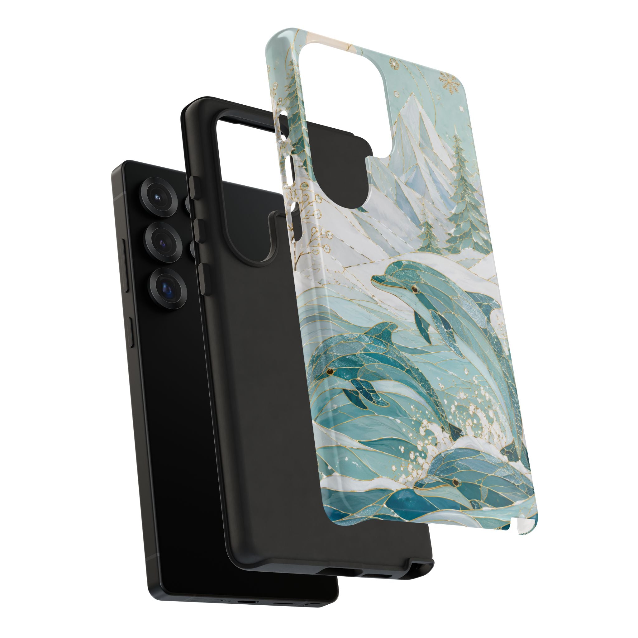 Dolphin Phone Samsung Galaxy Case | Ocean Wave Phone Case