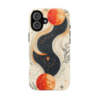 Astrology Galaxy iPhone Case | Red Moon Celestial
