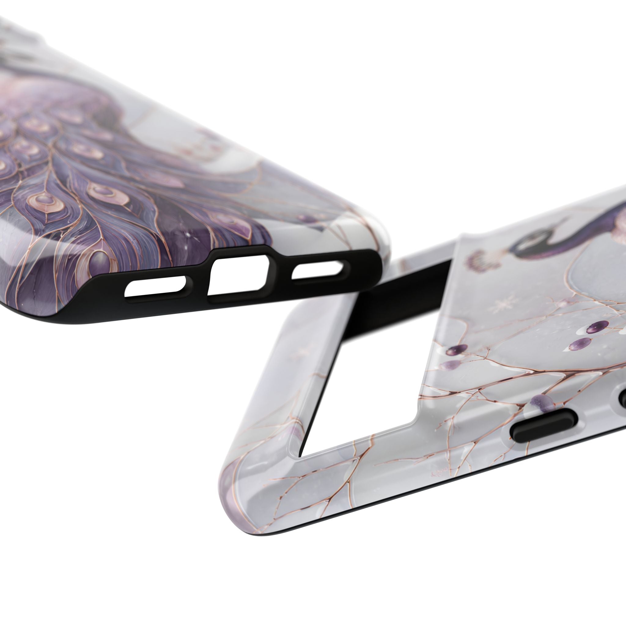 Peacock Google Pixel Phone Case | Lavender Peacock Phone Case
