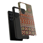 Batik Floral Protective Samsung Galaxy Case