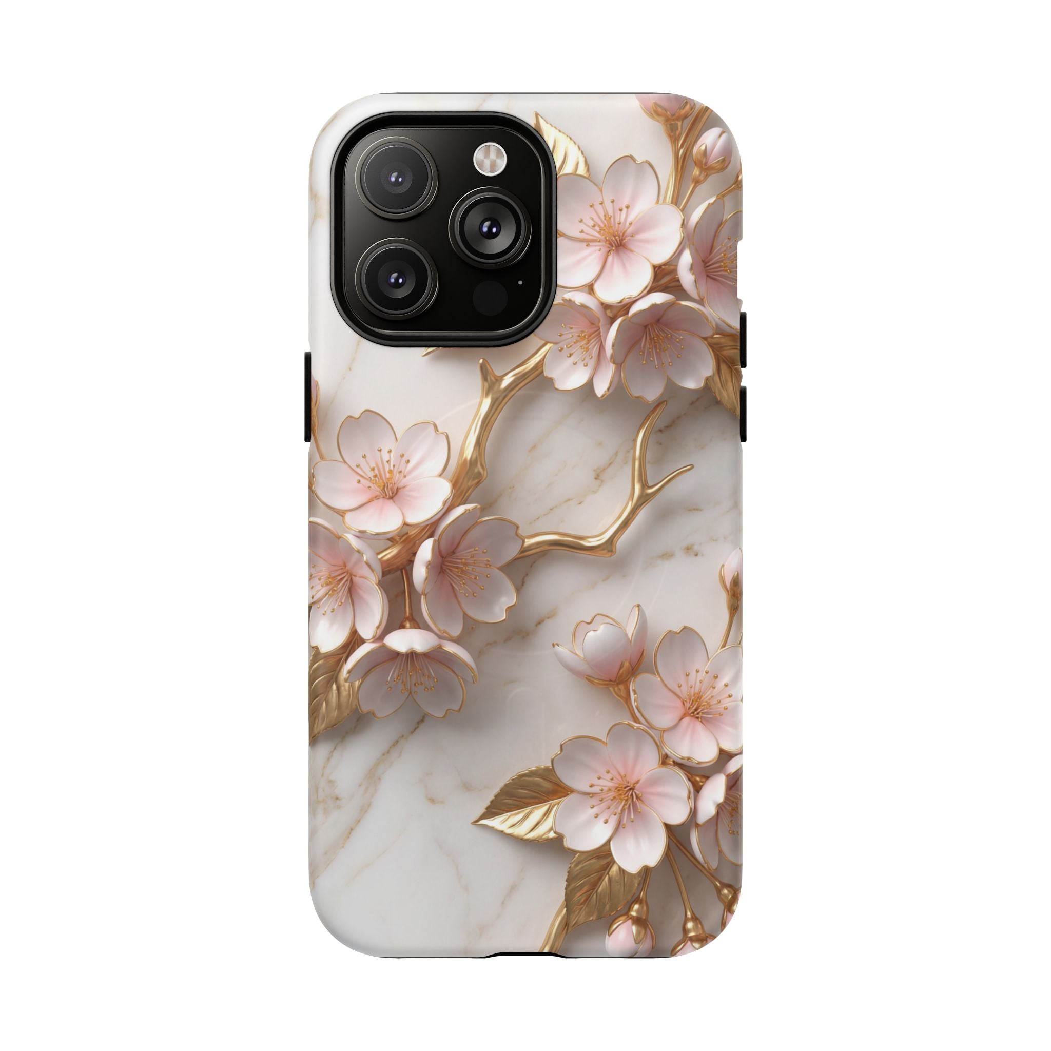 Floral Cherry Blossom MagSafe Phone Case — Tough Protective iPhone Cover