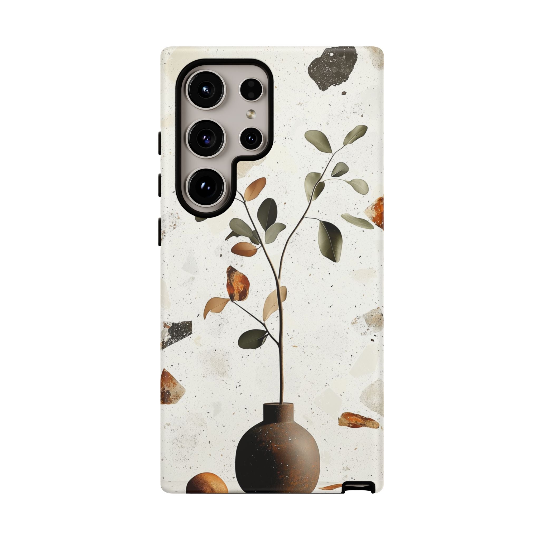 Floral Terrazzo Samsung Galaxy Case | Minimal Vase Botanical