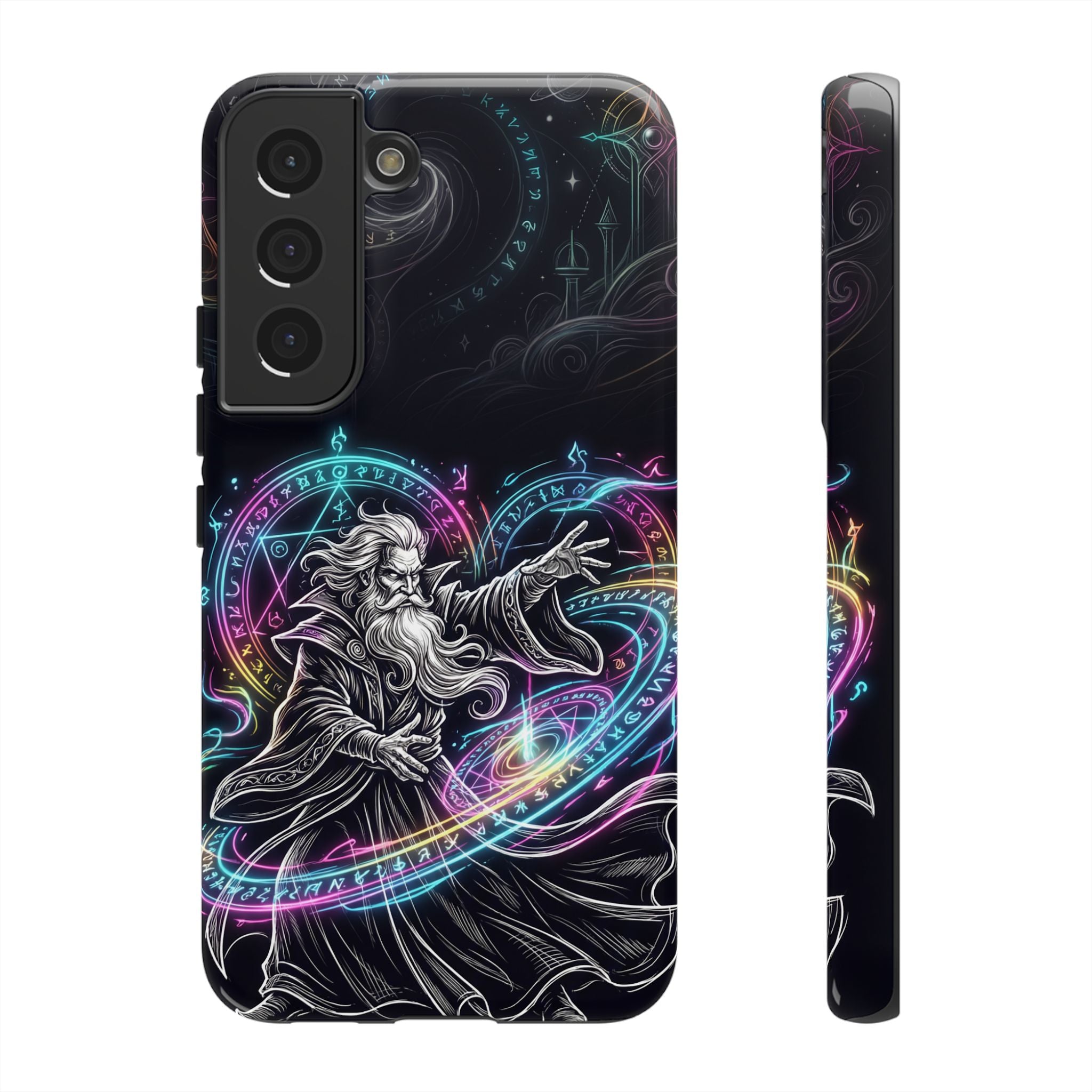 Neon Spell Art Wizard Magic Samsung Galaxy Phone Case