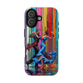 Colorful Tango iPhone Case | Vibrant Dancing Couple Art Protection