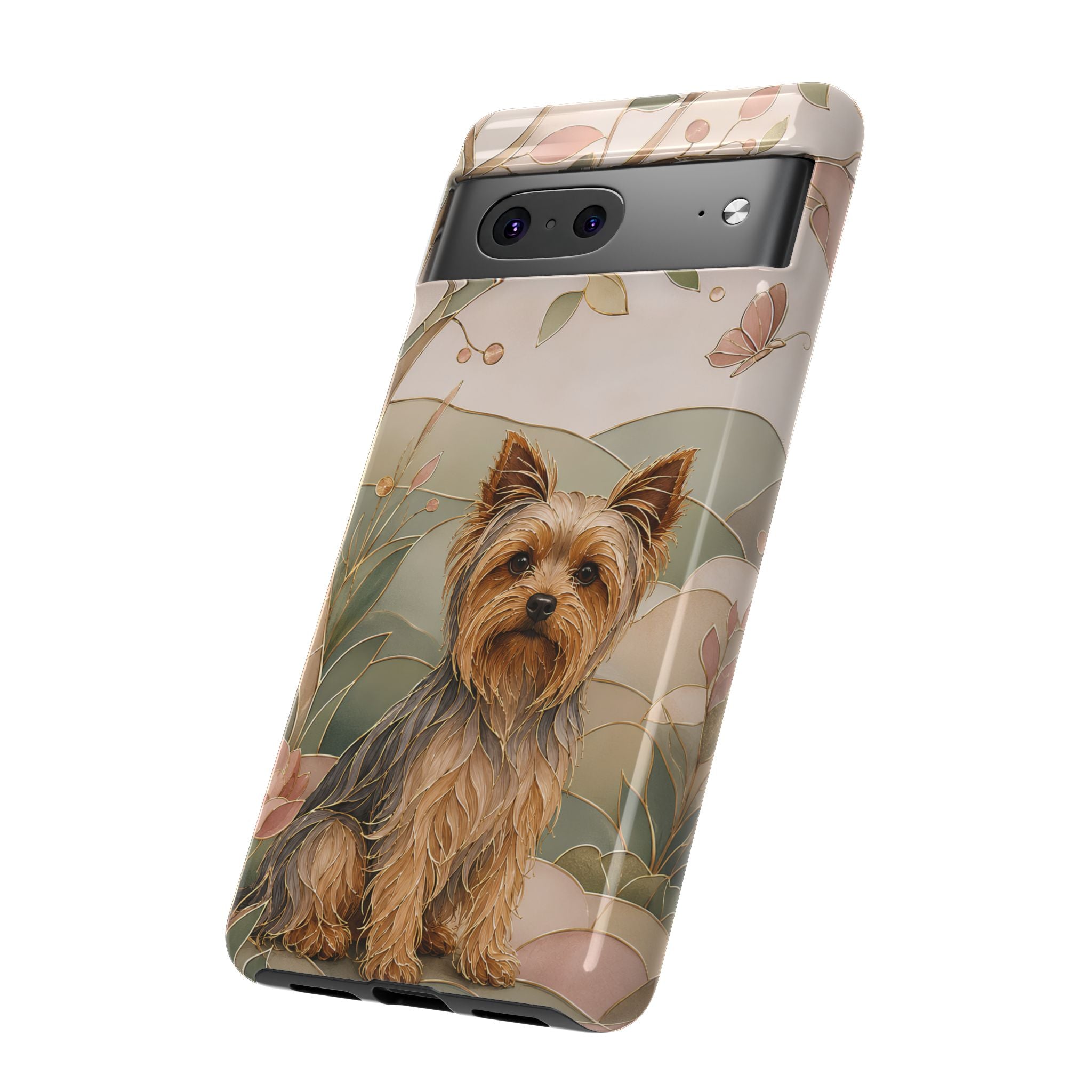 Yorkie Google Pixel Phone Case | Yorkshire Terrier Art Cover