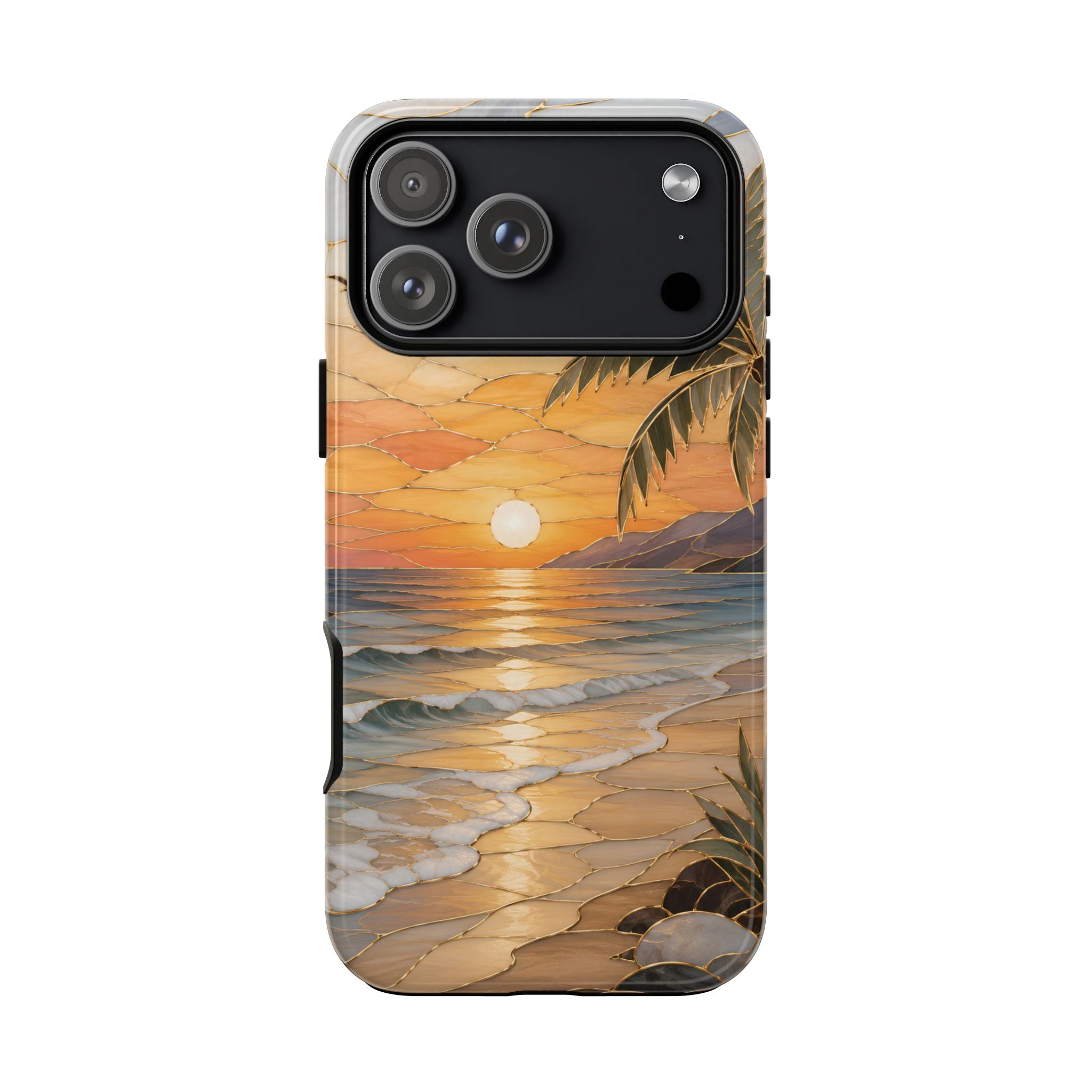 Beach Sunset iPhone Case | Coastal Ocean Art Cover