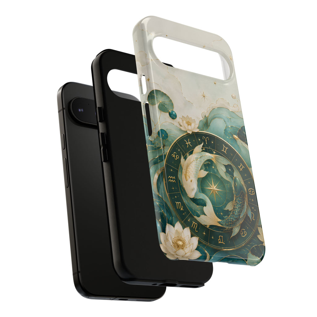Koi Zodiac Google Pixel Phone Case | Celestial Koi Phone Case