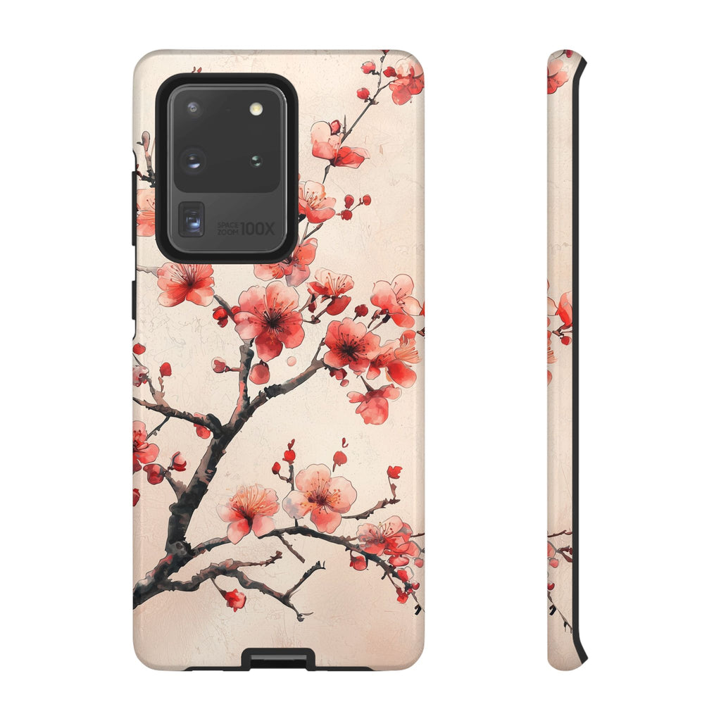 Cherry Blossom Samsung Galaxy Phone Case | Pink Blossom Branch Design