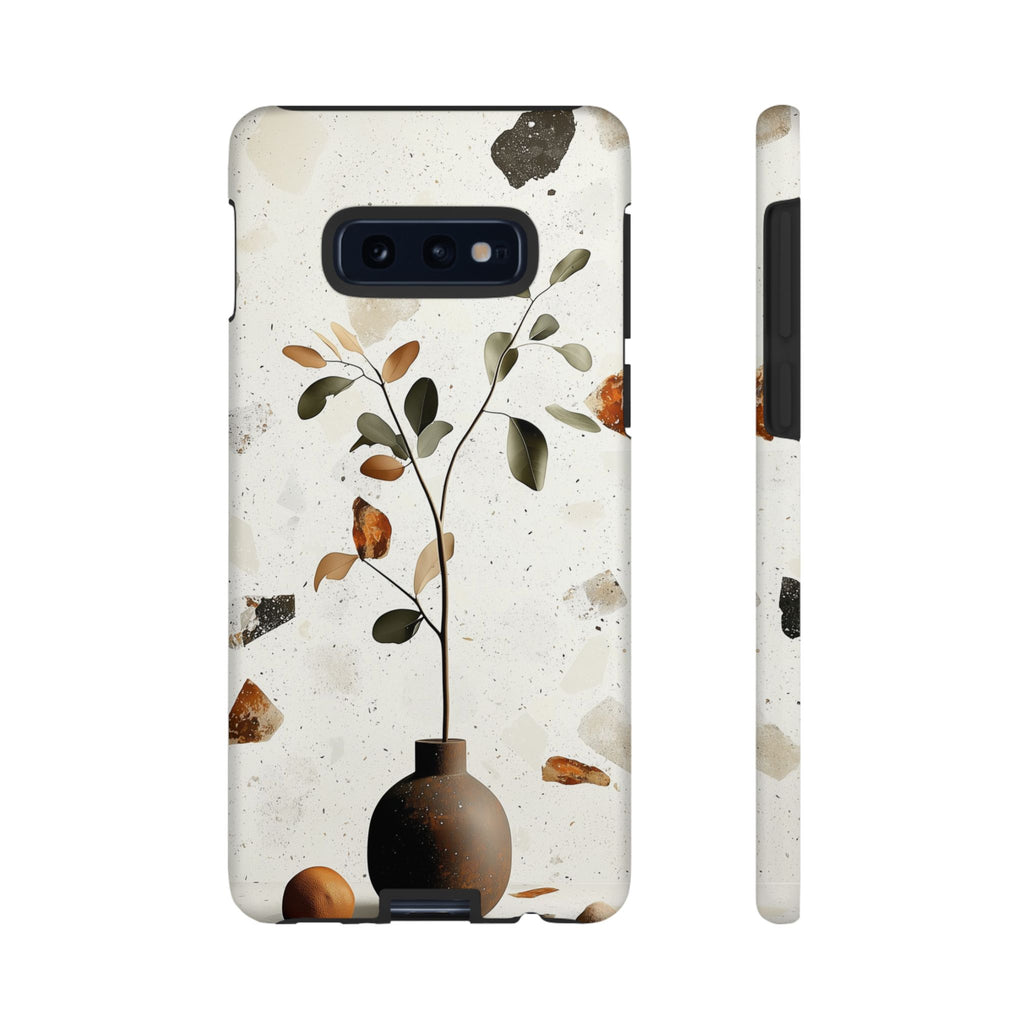 Floral Terrazzo Samsung Galaxy Case | Minimal Vase Botanical