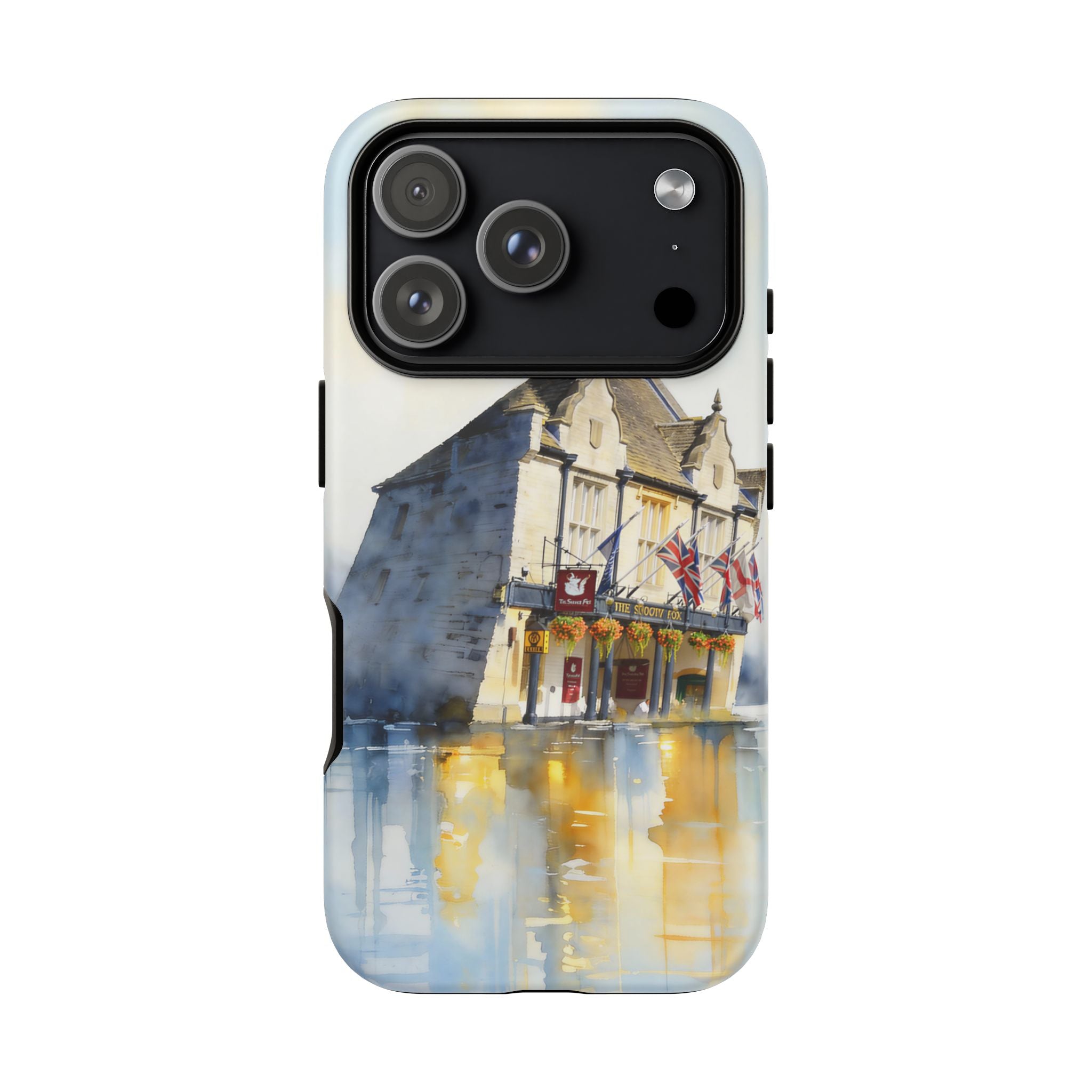 English Village Hotel Aesthetic iPhone Case