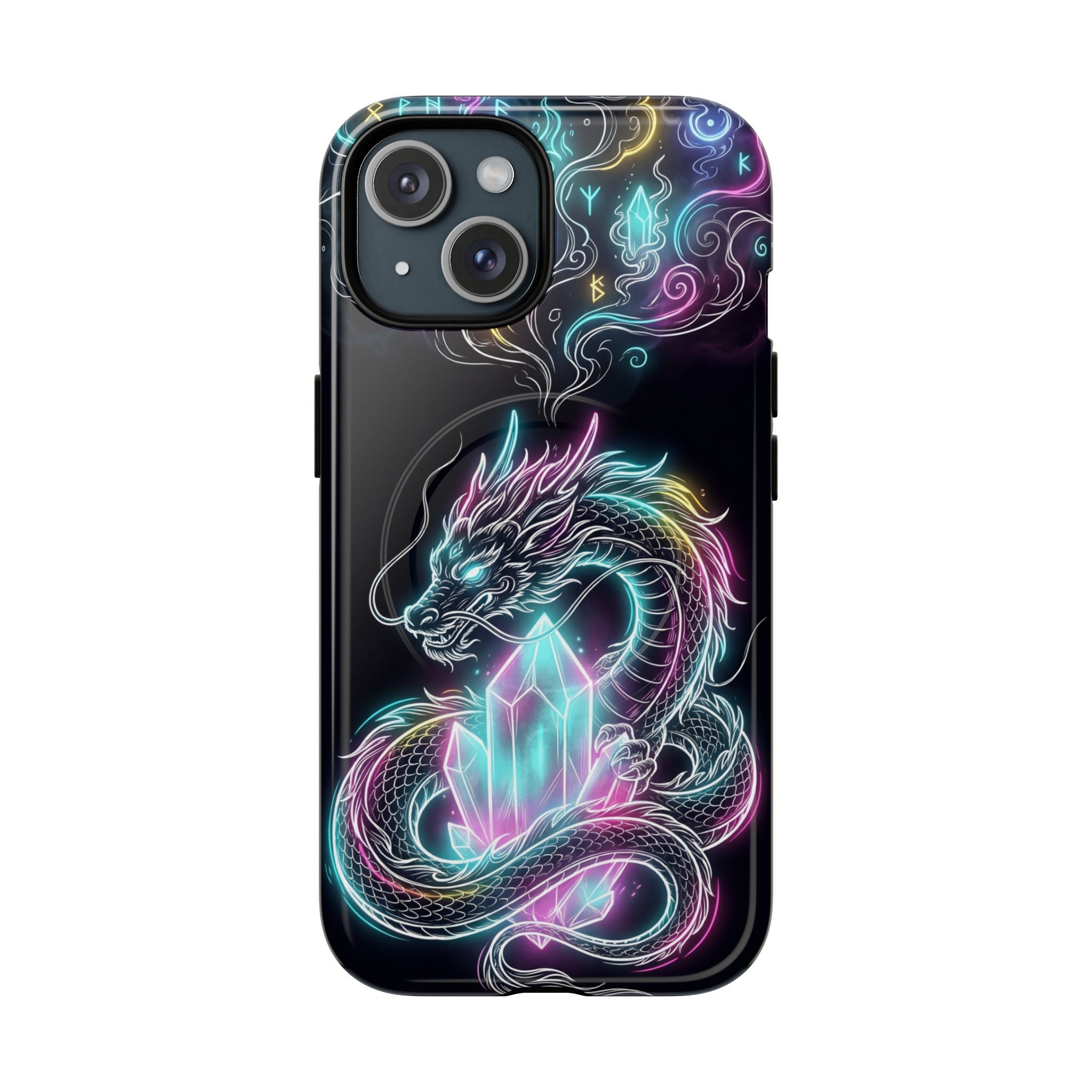 Neon Loong Crystal MagSafe iPhone Case