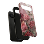 Vintage Rose Google Pixel Phone Case | Floral Bouquet Art Cover
