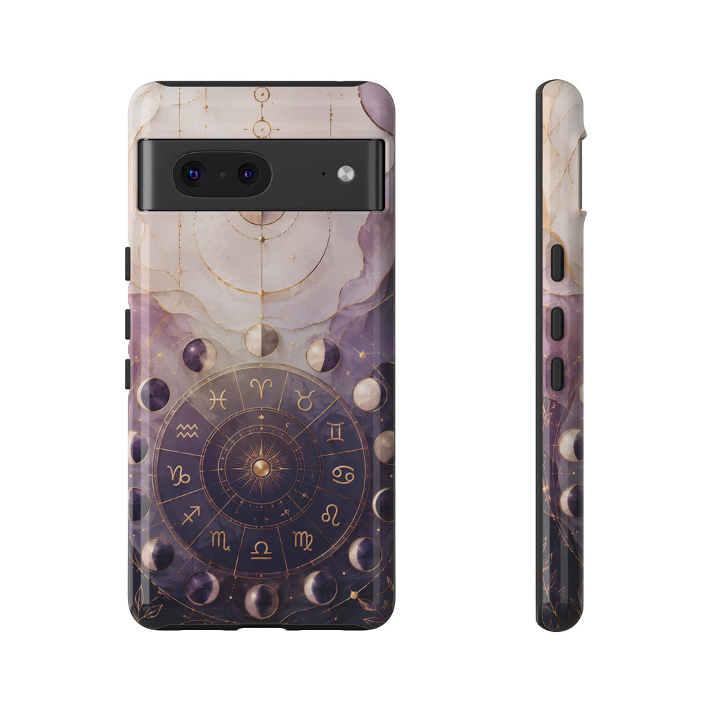 Celestial Zodiac Google Pixel Phone Case | Moon Phase Astrology Phone Case