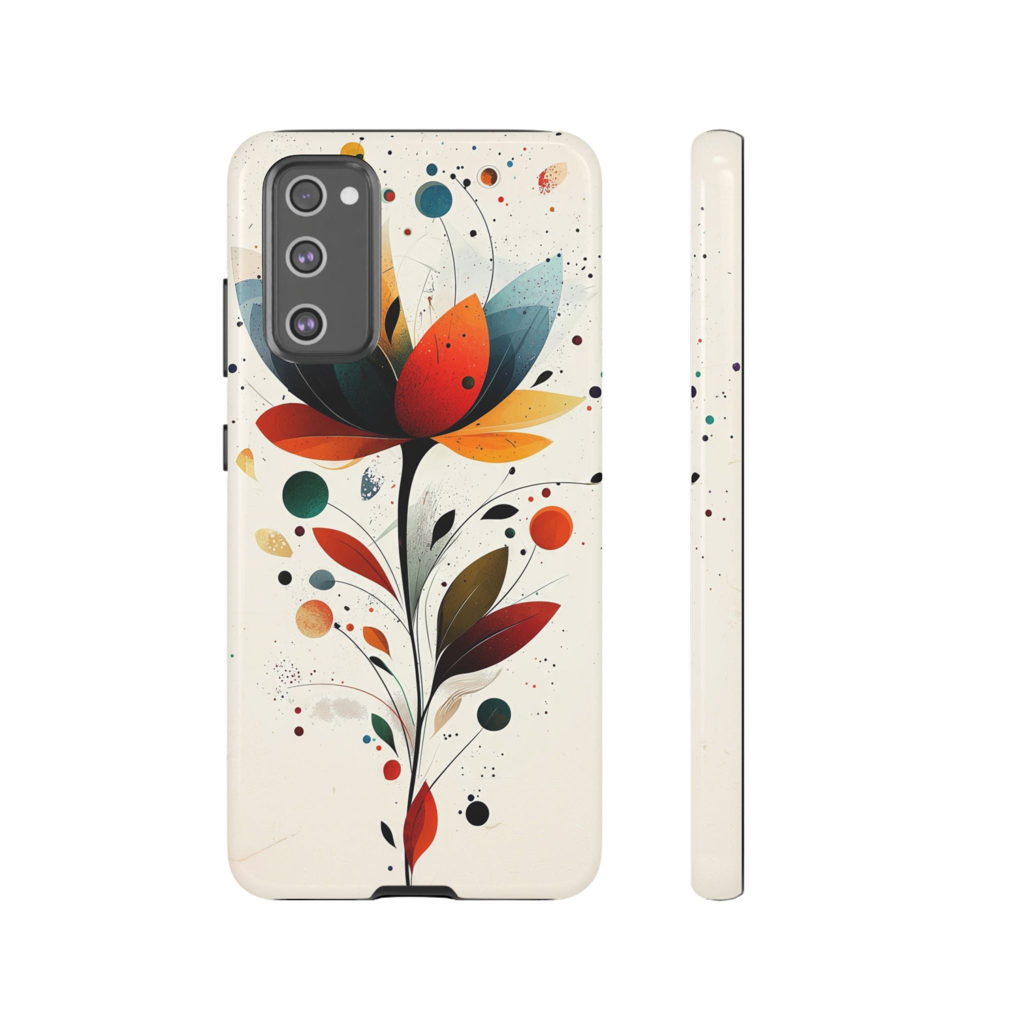 Floral Art Samsung Galaxy Case | Colourful Abstract Bloom