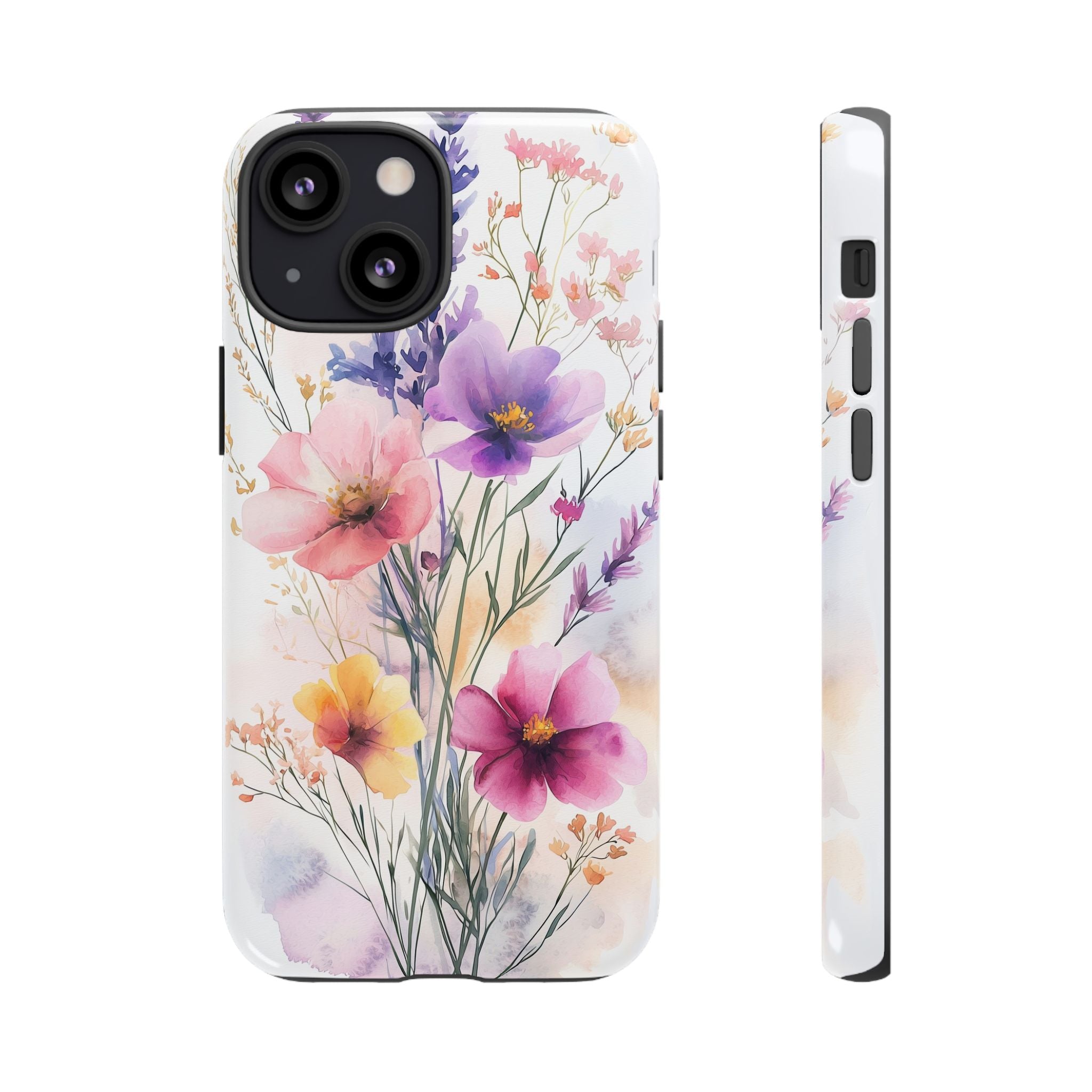 Floral Watercolour iPhone Case | Pastel Bouquet