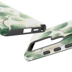 Botanical Eucalyptus Tough Samsung Galaxy Phone Case | Green Watercolour Leaf