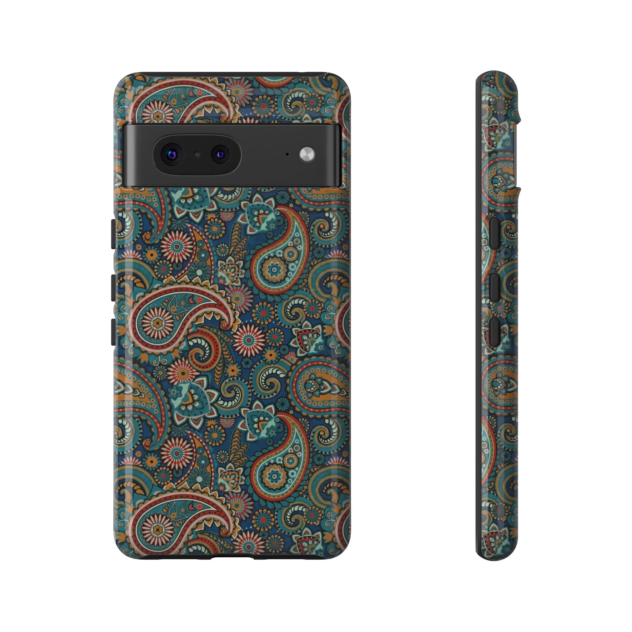 Batik Vibrant Paisley Protective Tough Google Pixel Case
