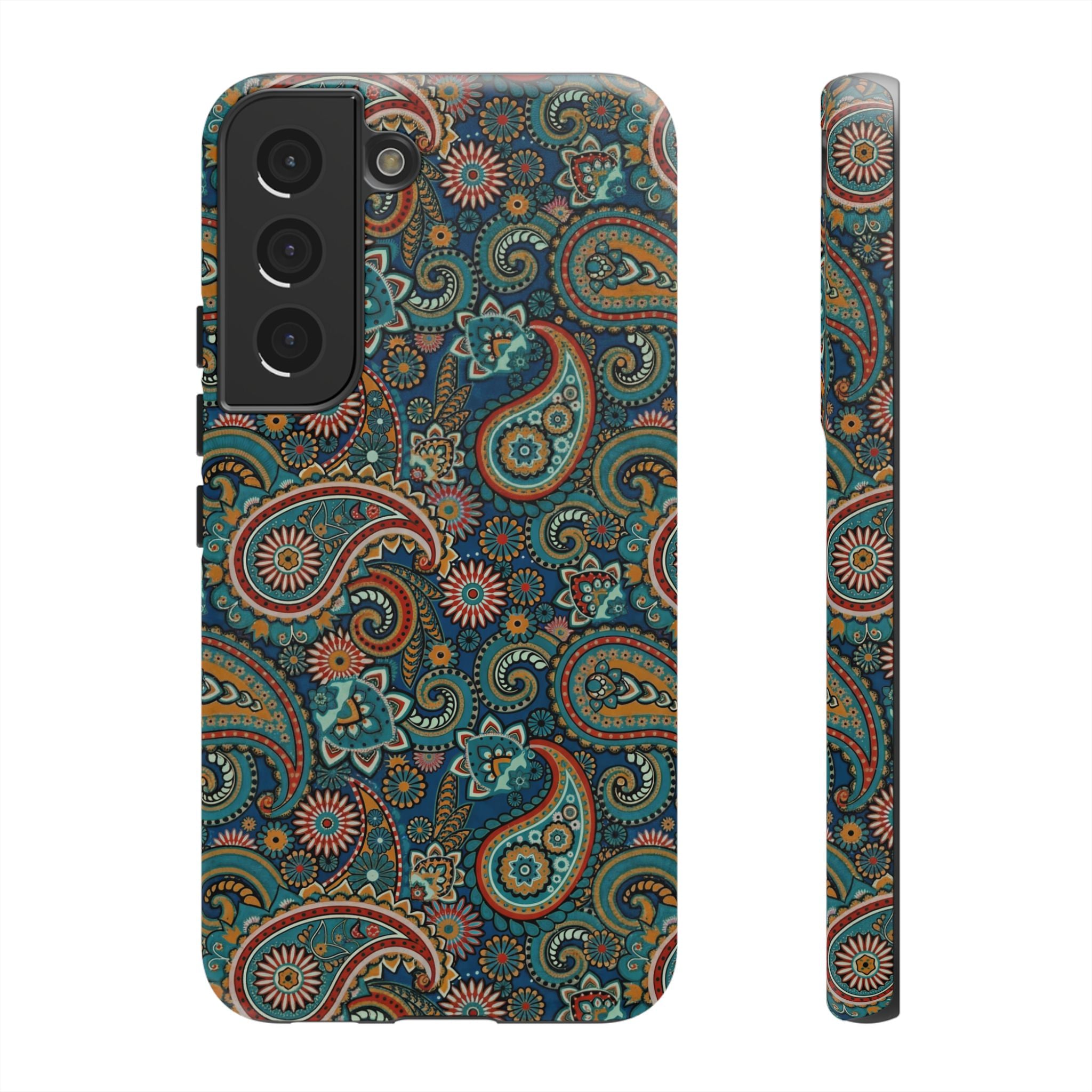 Batik Vibrant Paisley Protective Tough Samsung Galaxy Case