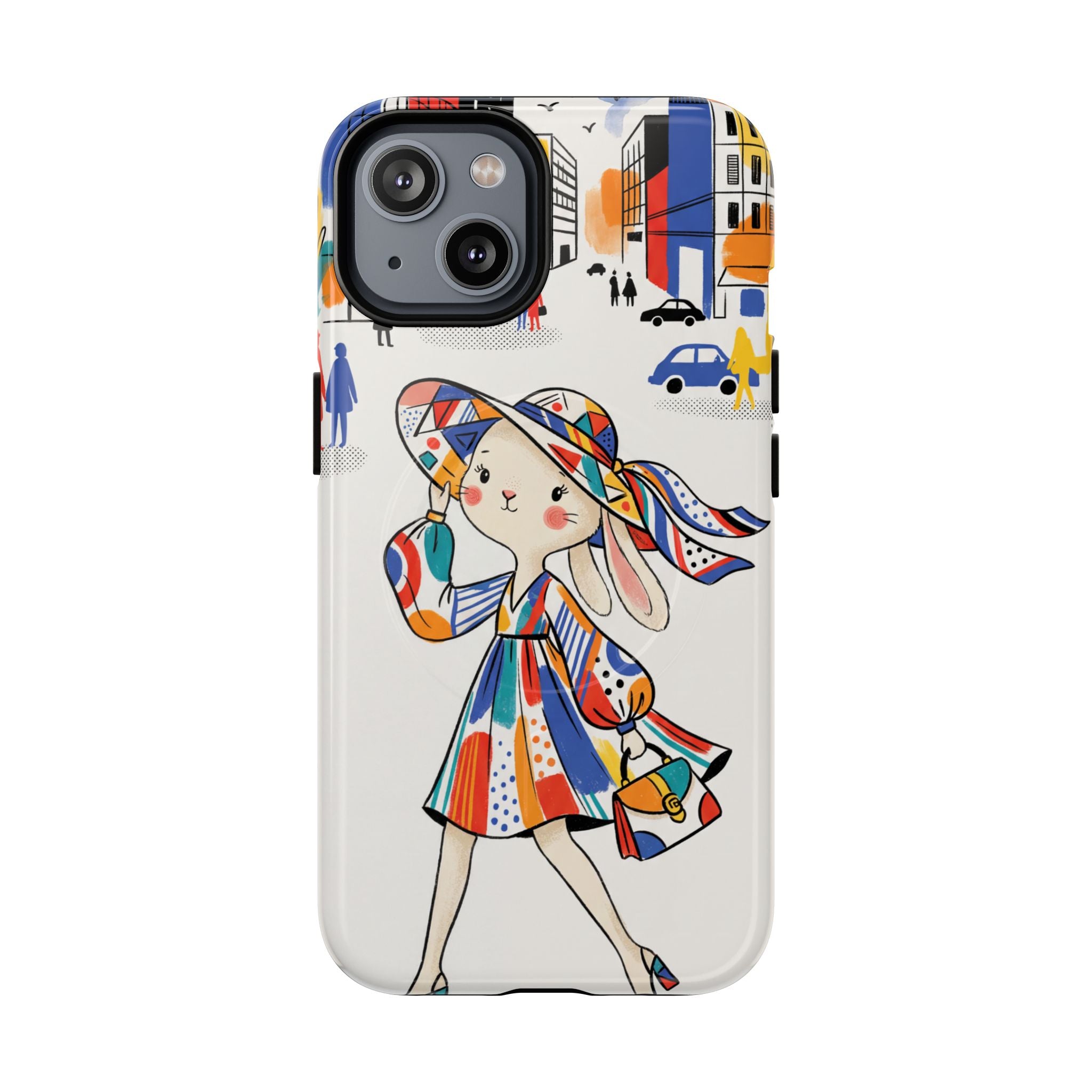 Chic Bunny City MagSafe iPhone Case