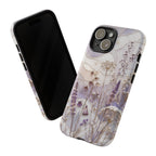 Stained Glass Wildflower iPhone Case | Floral Meadow iPhone Case