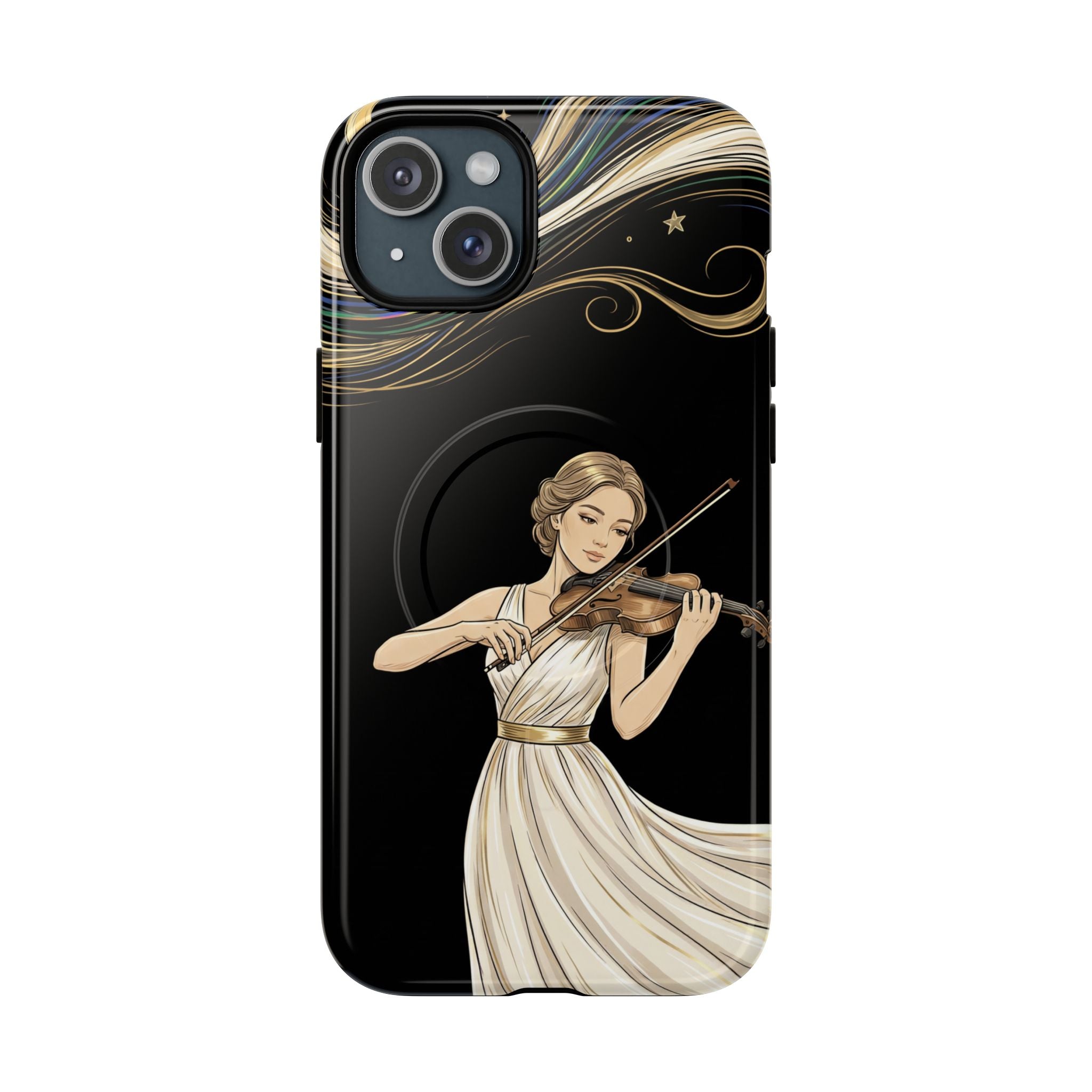 Violinist MagSafe iPhone Case | Elegant Classical Musicist Design