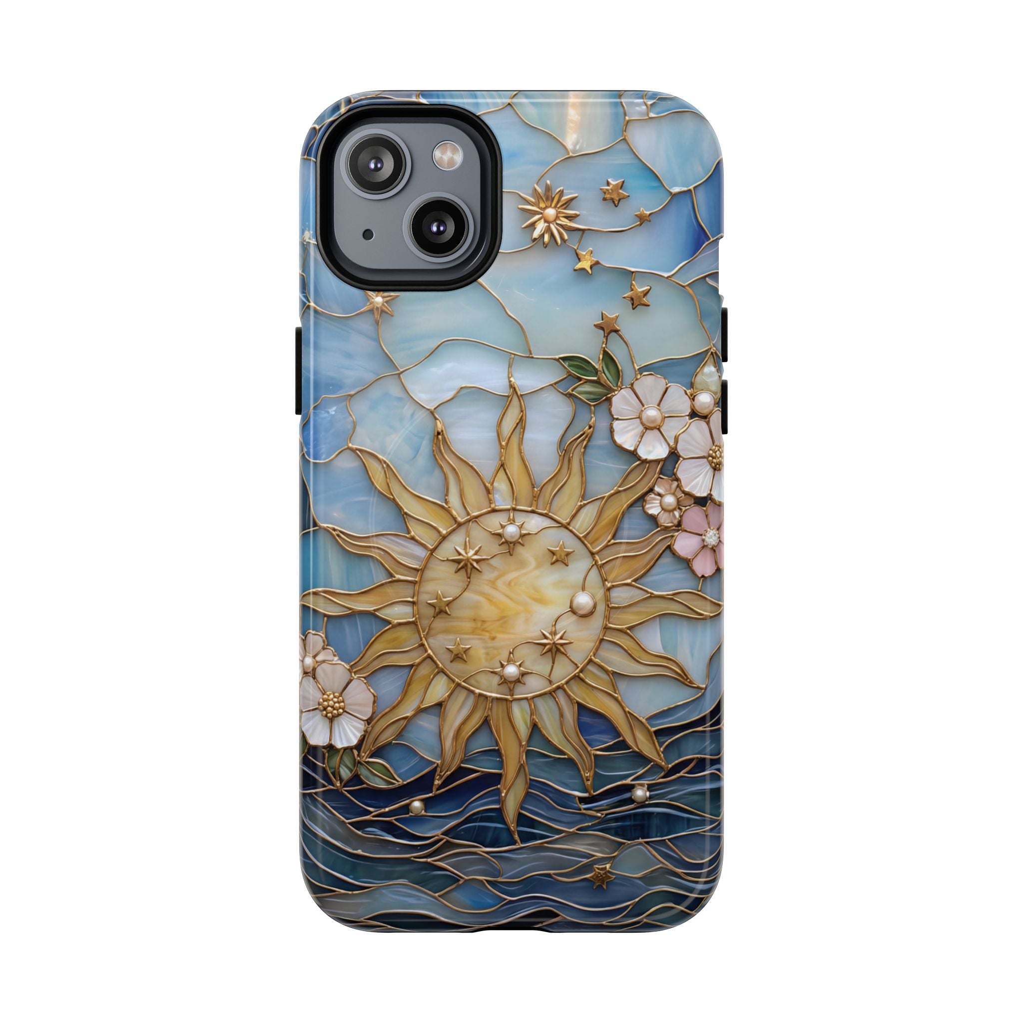 Stained Glass Sun & Sea MagSafe iPhone Case