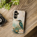 Kingfisher Samsung Galaxy Phone Case | Lotus Flower Phone Case