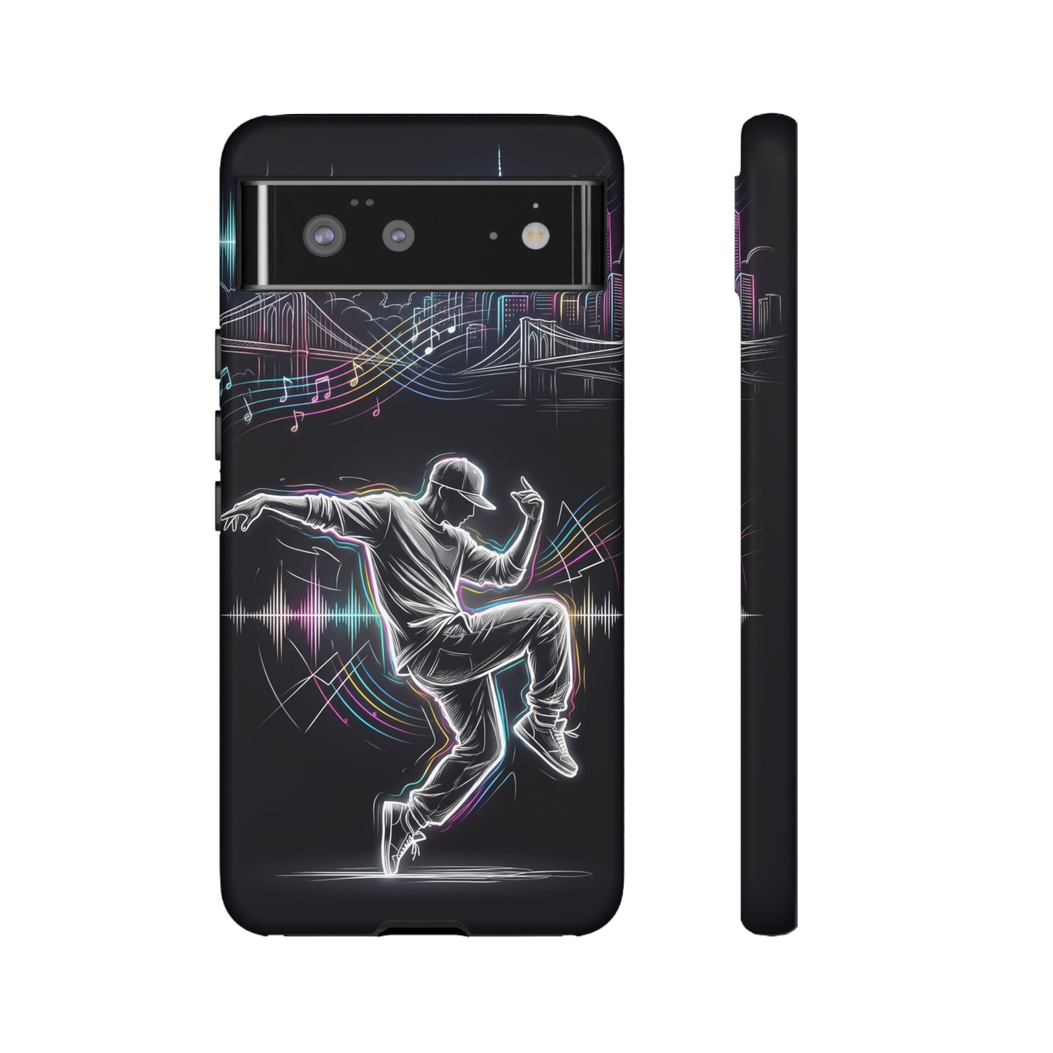 Dancer Neon Skyline Google Pixel Phone Case