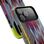 Custodia rigida MagSafe per iPhone Neon Forest
