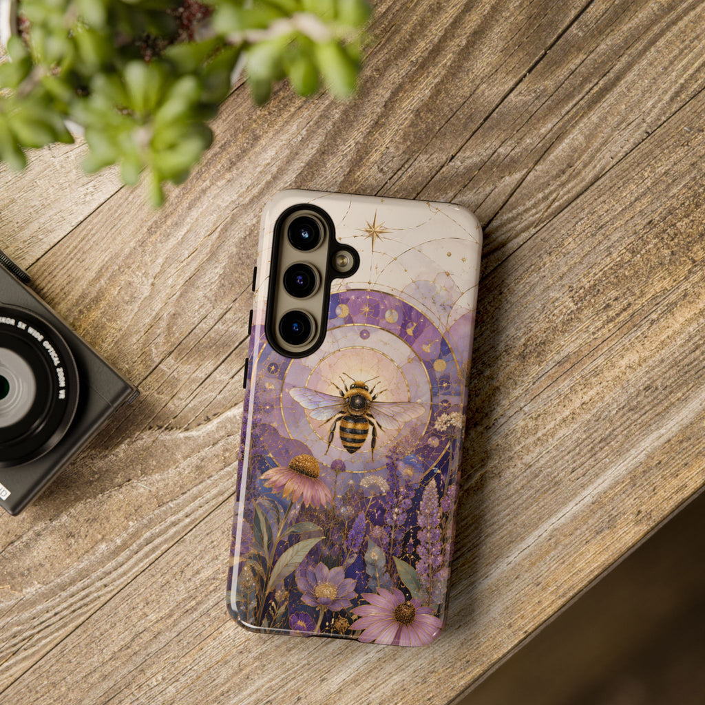 Honey Bee Samsung Galaxy Phone Case | Botanical Bee Phone Case