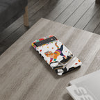 Custodia per telefono Google Pixel Cat Pilates | Gatto floreale arcobaleno sul Reformer