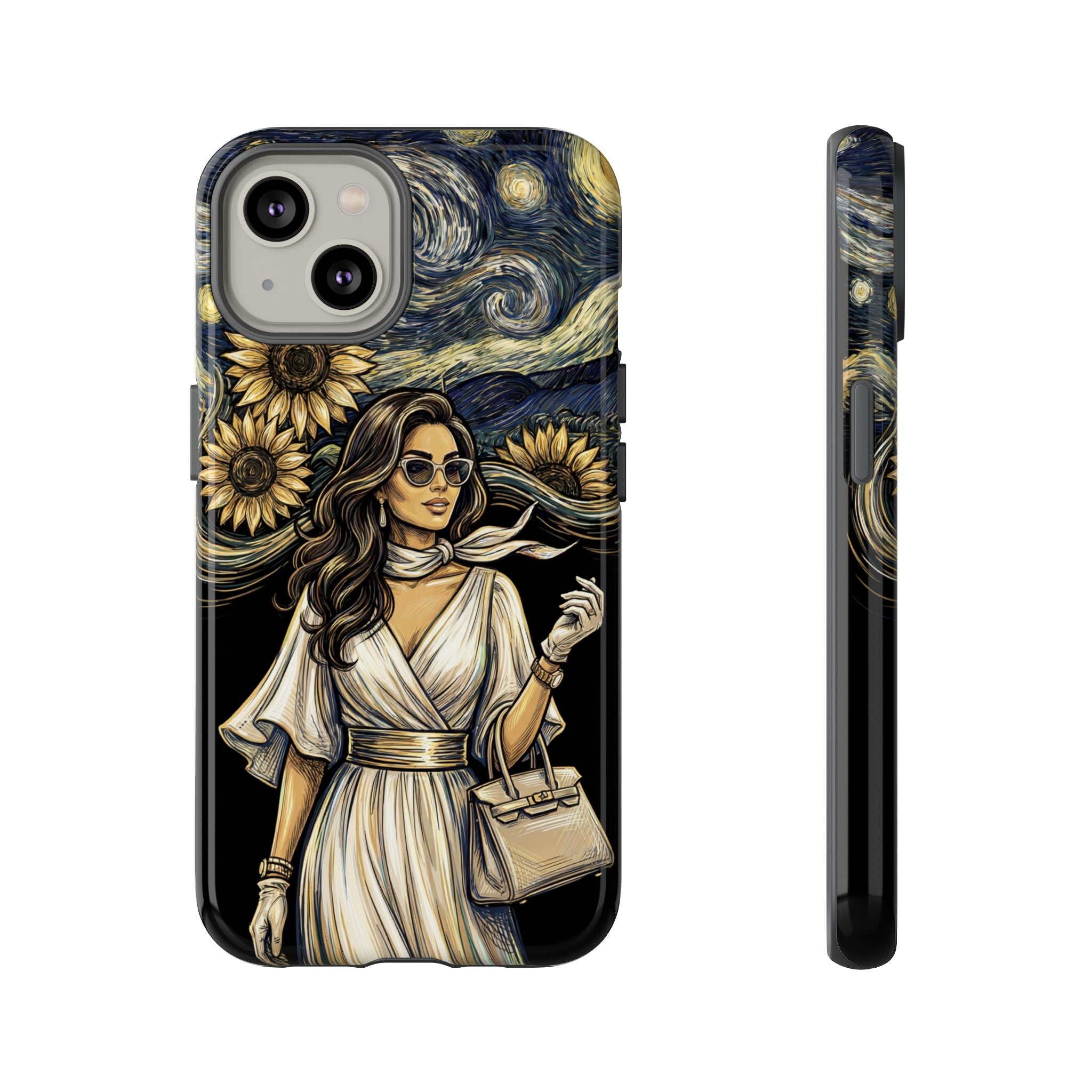 Van Gogh Night Sunflowers iPhone Case | Chic Woman Art