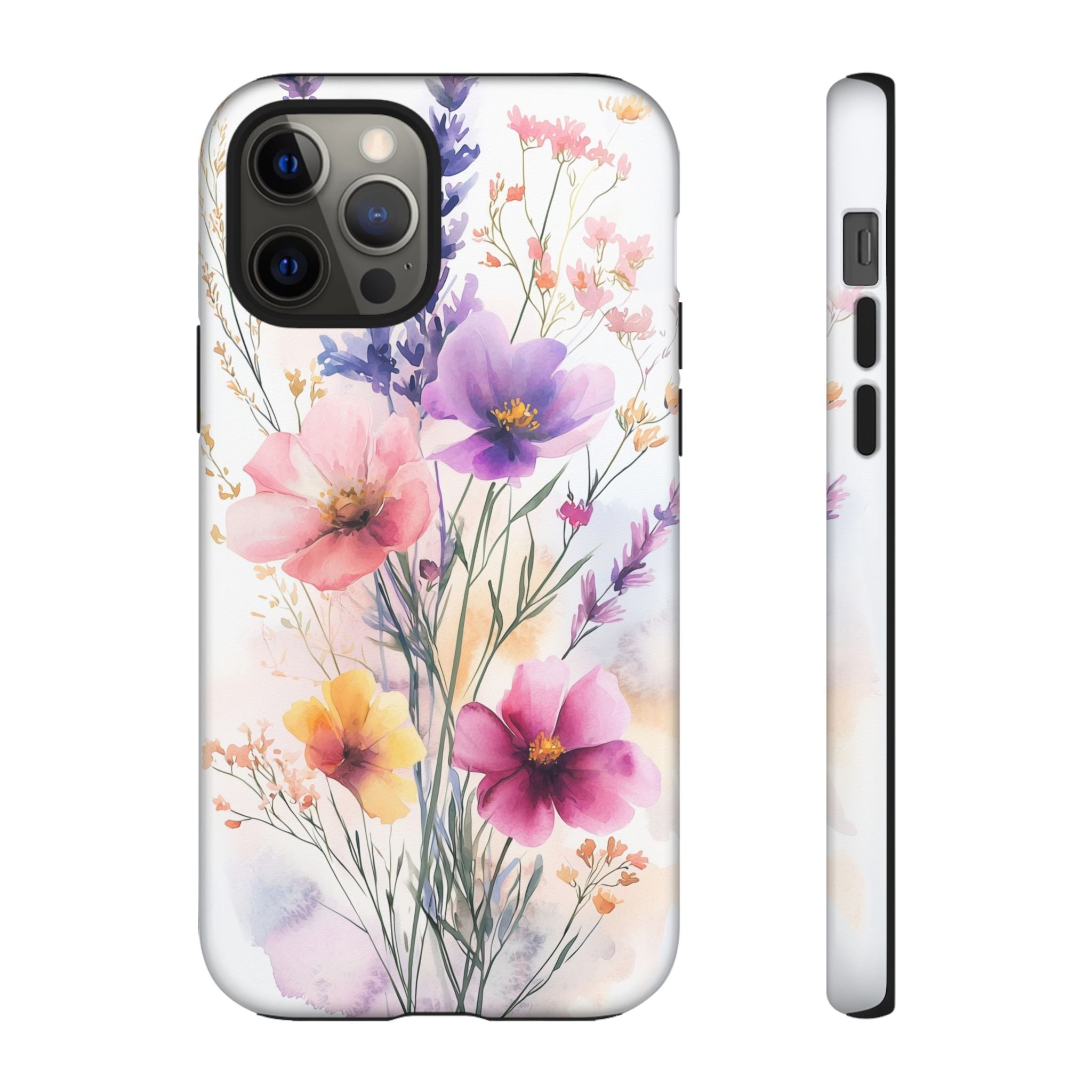 Floral Watercolour iPhone Case | Pastel Bouquet