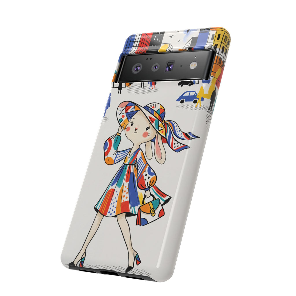 Cover per telefono Google Pixel Chic Bunny City