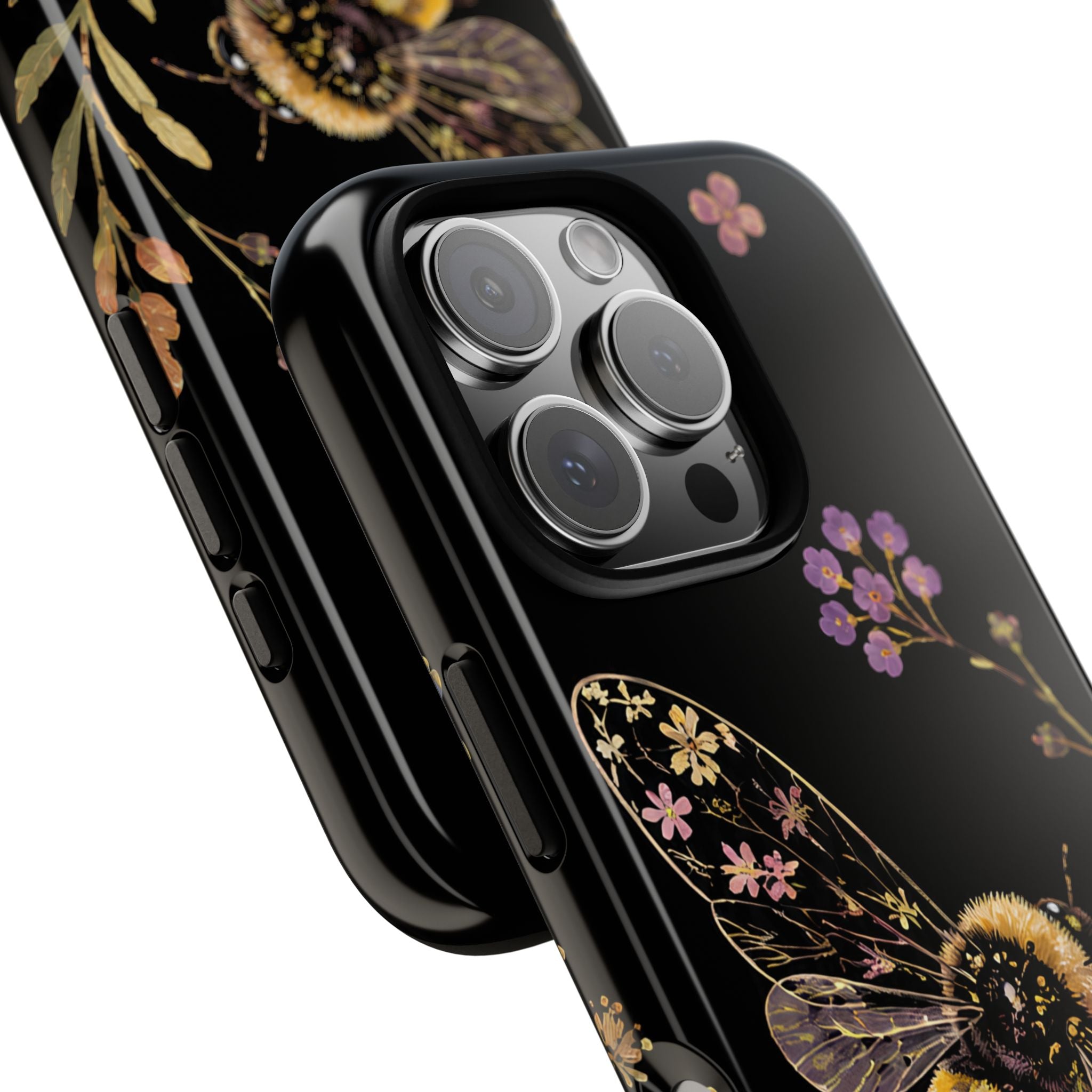 Vintage Bee Floral iPhone Case