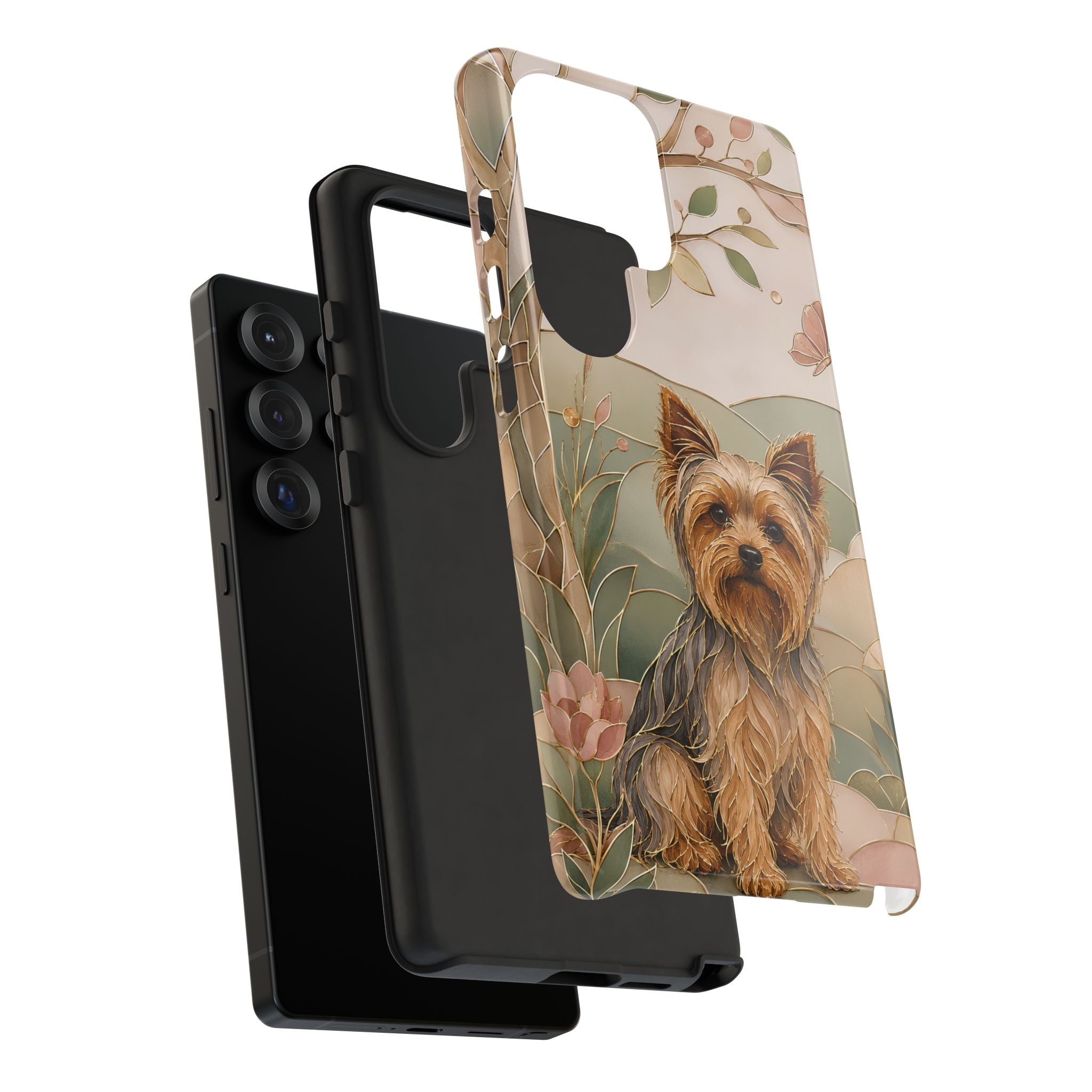 Yorkie Samsung Galaxy Phone Case | Yorkshire Terrier Art Cover
