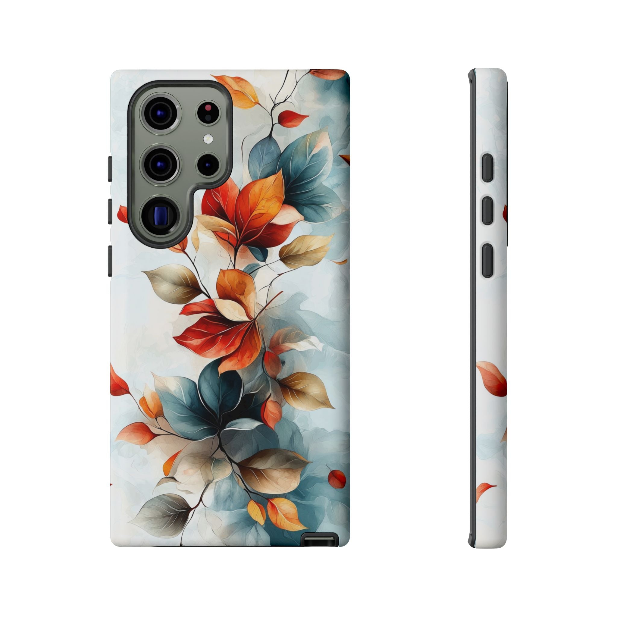 Floral Autumn Leaves Watercolour Tough Samsung Galaxy Case