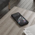 Wolf Galaxy Tough Google Pixel Phone Case | Colorful Howling Wolf Space Design