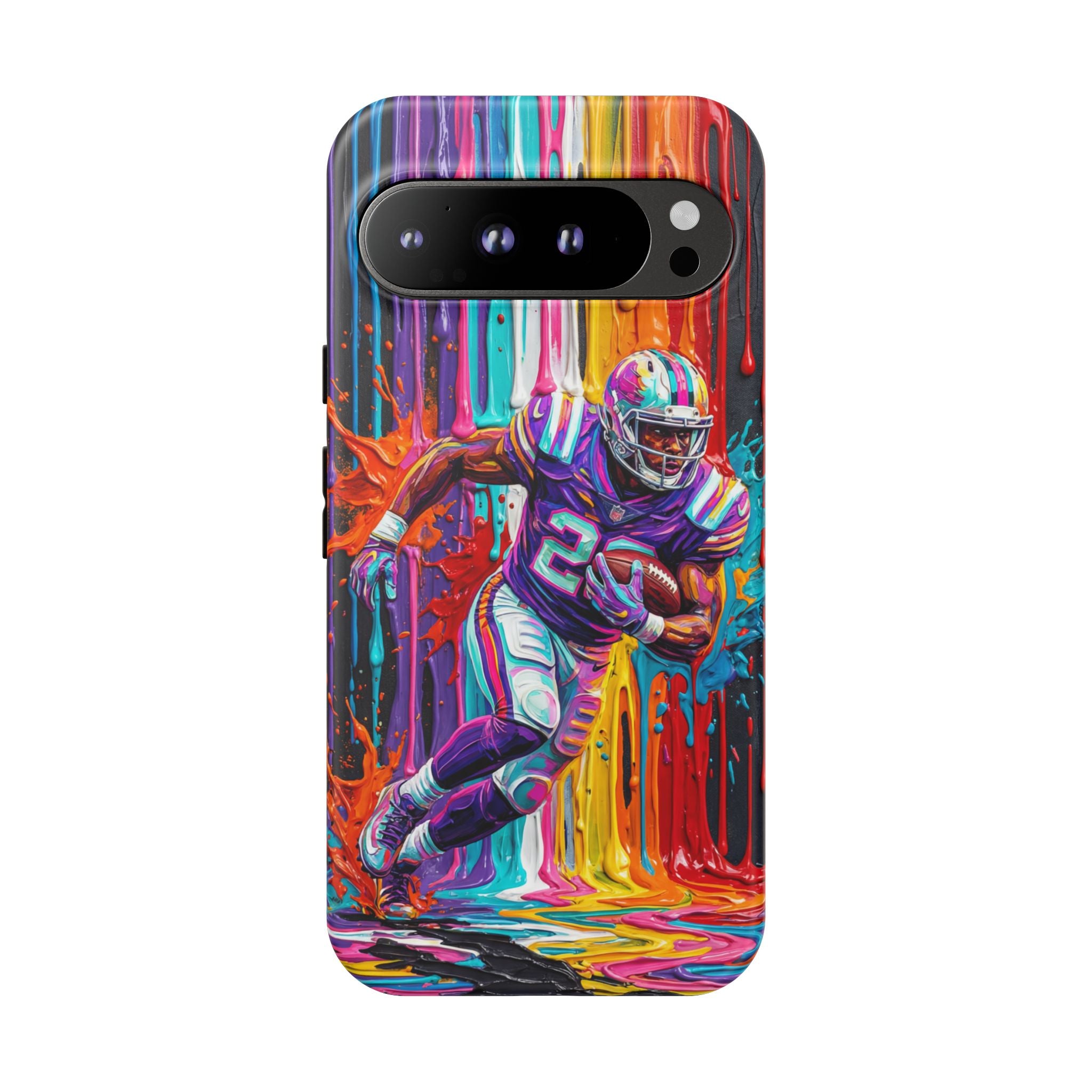 Vibrant American Football Runner Google Pixel Phone Case