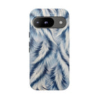 Blue Faux Fur Texture Protective Tough Google Pixel Case